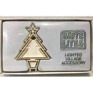 Dept 56 Village Accessories - Brite Lites Christmas Tree Sign